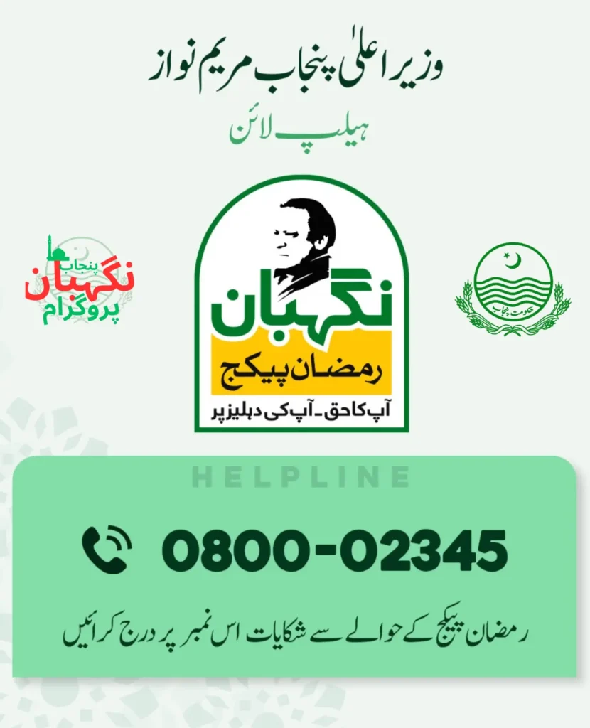 CM Maryam Nawaz HelpLine