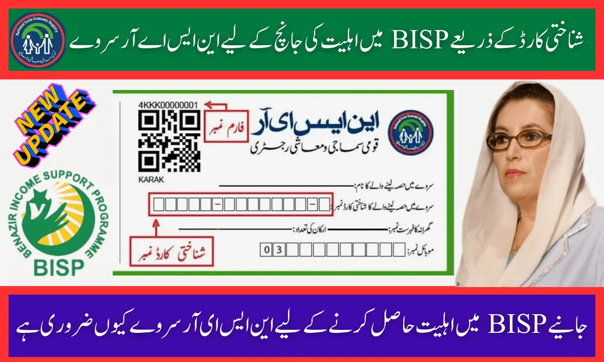 NSER Survey For BISP Eligibility