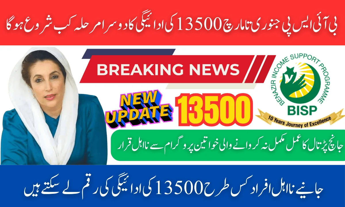 BISP 13500 Stipend