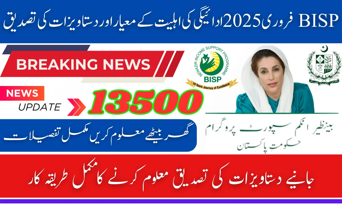 BISP February 2025 Payment