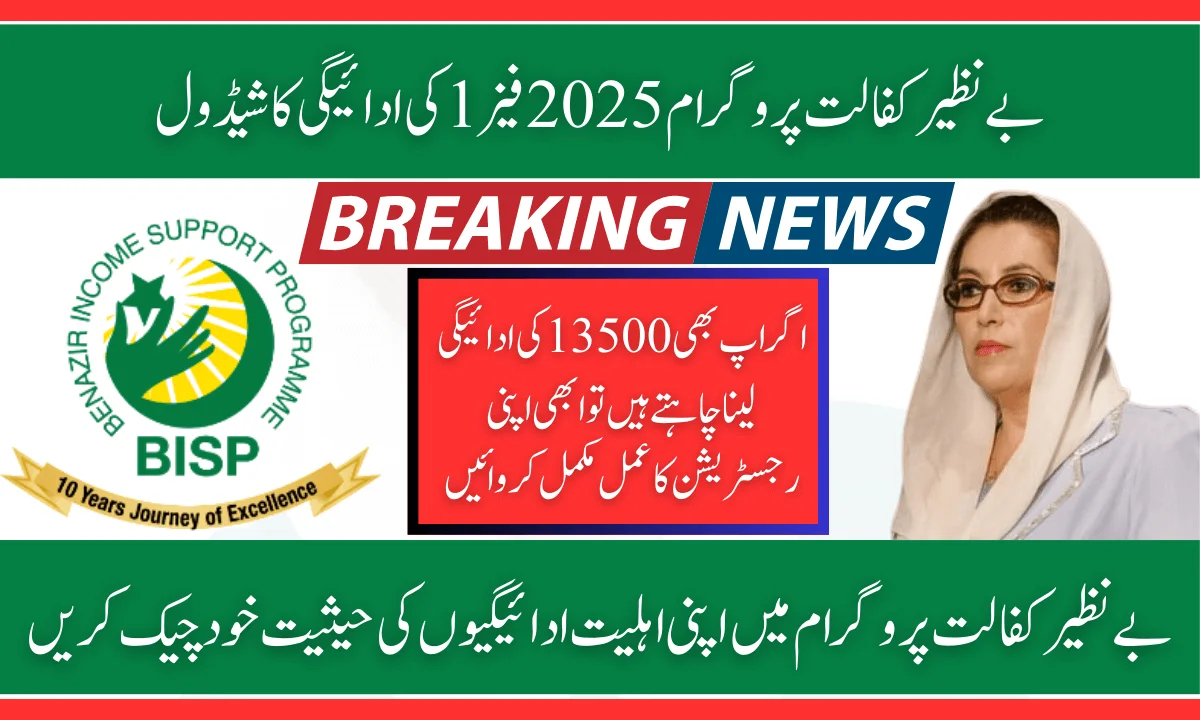 Benazir Kafaalat Program 2025