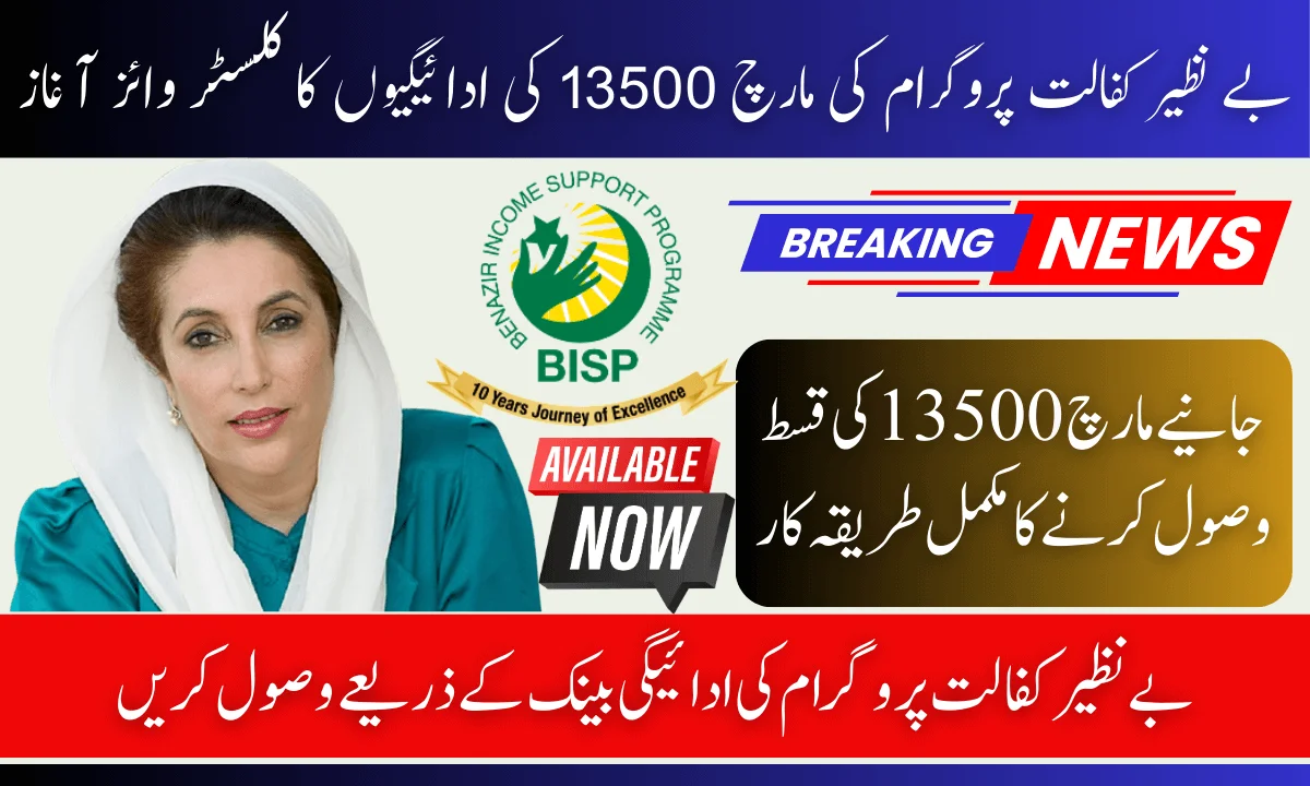 BISP 13500 Stipends