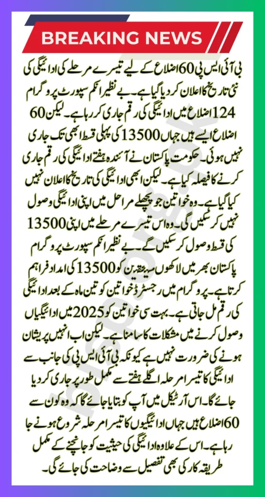 BISP 8171 New 3rd Phase 